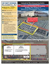 201 Bay Ave, Elizabeth, NJ à louer Plan d’étage– Image 1 sur 1