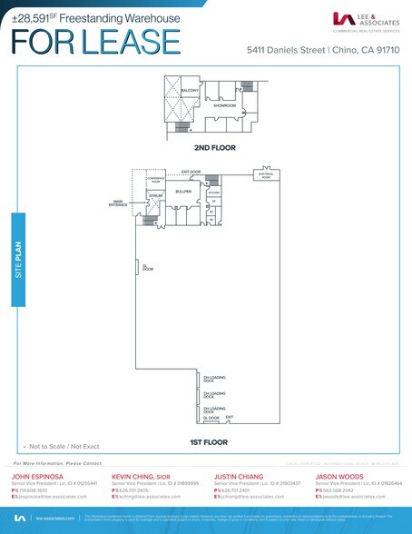 5411 Daniels St, Chino, CA à louer - Plan de site – Image 3 sur 3