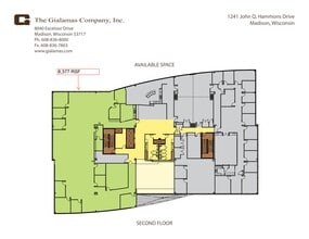1241 John Q Hammons Dr, Madison, WI à louer Plan de site– Image 1 sur 1