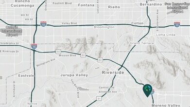 6335 Sycamore Canyon Blvd, Riverside, CA - Vue aérienne  vue de carte