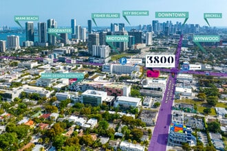 3800 NE Miami Ct, Miami, FL - VUE AÉRIENNE  vue de carte