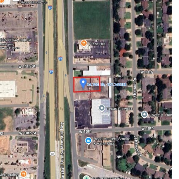 1020 N Interstate 27, Plainview, TX à vendre - Aérien – Image 2 sur 2