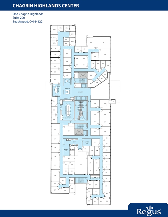 2000 Auburn Dr, Beachwood, OH à louer Plan d’étage– Image 1 sur 1