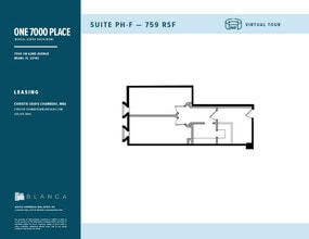 7000 SW 62nd Ave, Miami, FL à louer Plan d’étage– Image 1 sur 1