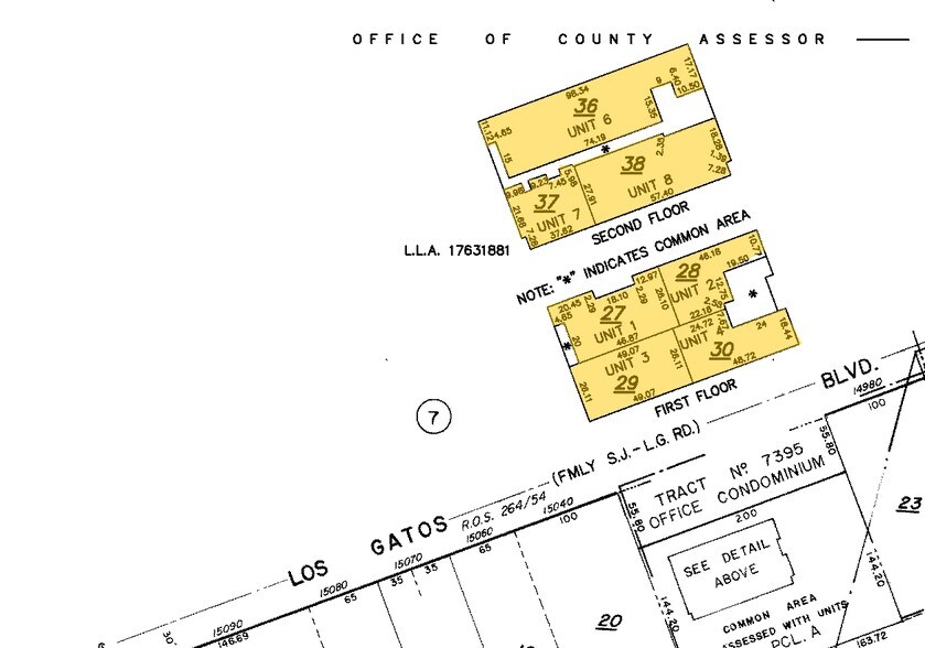 15000 Los Gatos Blvd, Los Gatos, CA à louer - Plan cadastral – Image 3 sur 3
