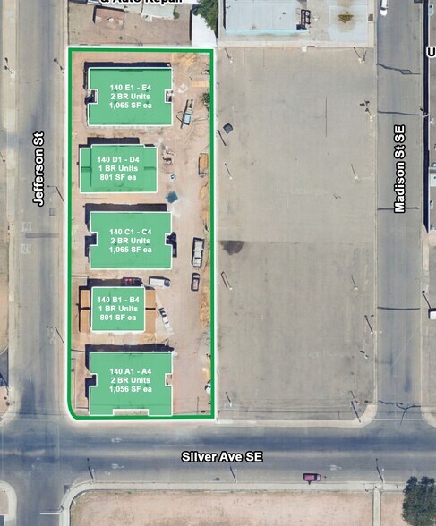 140 Jefferson St SE, Albuquerque, NM à vendre - Plan de site – Image 3 sur 15