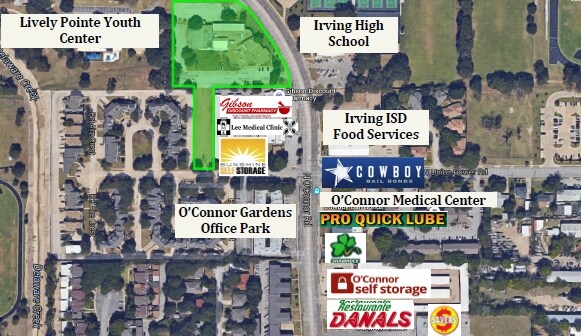 819-901 N O'Connor Rd, Irving, TX à vendre - Aérien – Image 2 sur 25