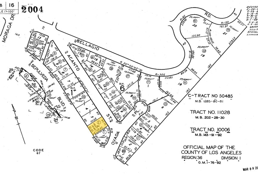612 N Sepulveda Blvd, Los Angeles, CA à louer - Plan cadastral – Image 2 sur 20