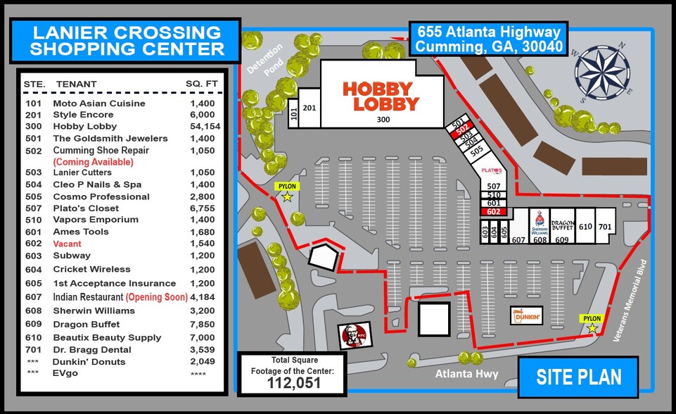 655 Atlanta Hwy, Cumming, GA à louer - Photo de l’immeuble – Image 1 sur 9