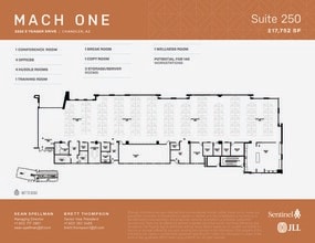 2222 E Yeager Dr, Chandler, AZ à louer Plan d’étage– Image 1 sur 1