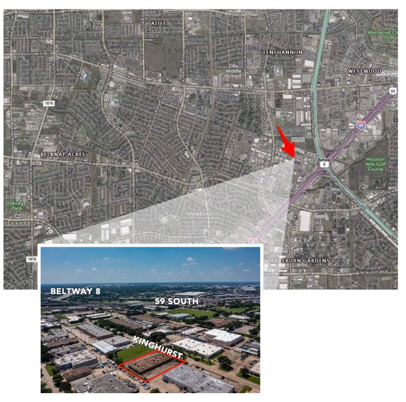 10626 Kinghurst St, Houston, TX à vendre - Aérien – Image 2 sur 4