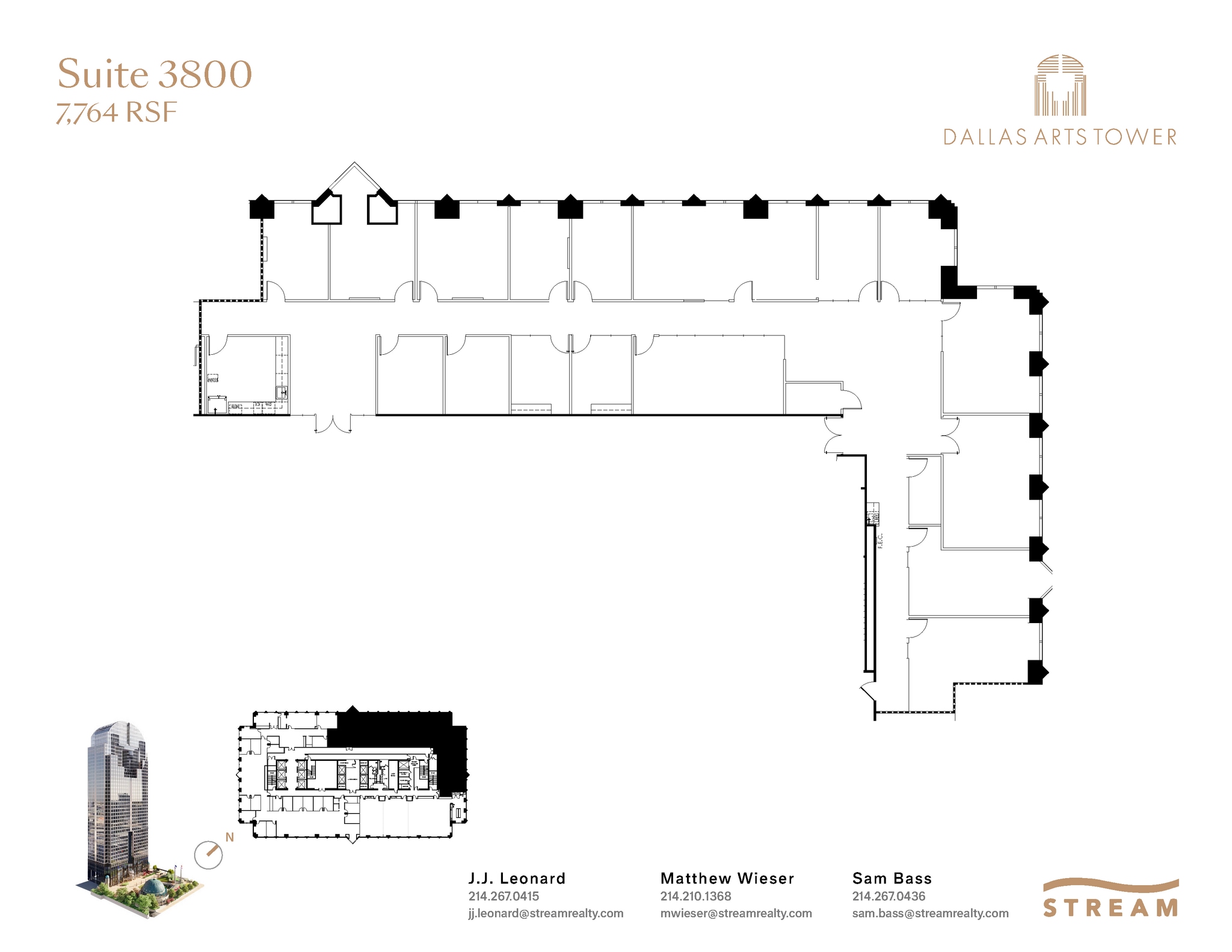 2200 Ross Ave, Dallas, TX à louer Plan d’étage– Image 1 sur 1