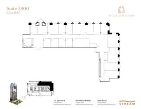 2200 Ross Ave, Dallas, TX à louer Plan d’étage– Image 1 sur 1