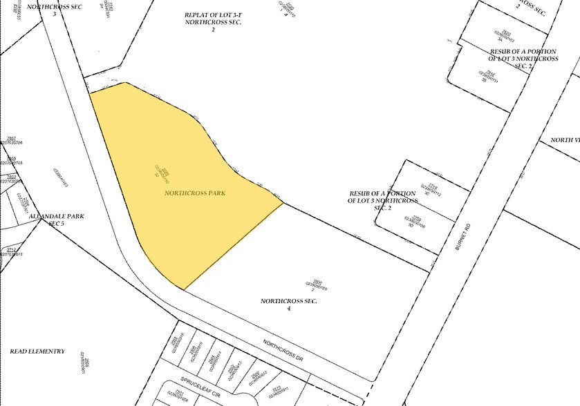 7685 Northcross Dr, Austin, TX à louer - Plan cadastral – Image 2 sur 6