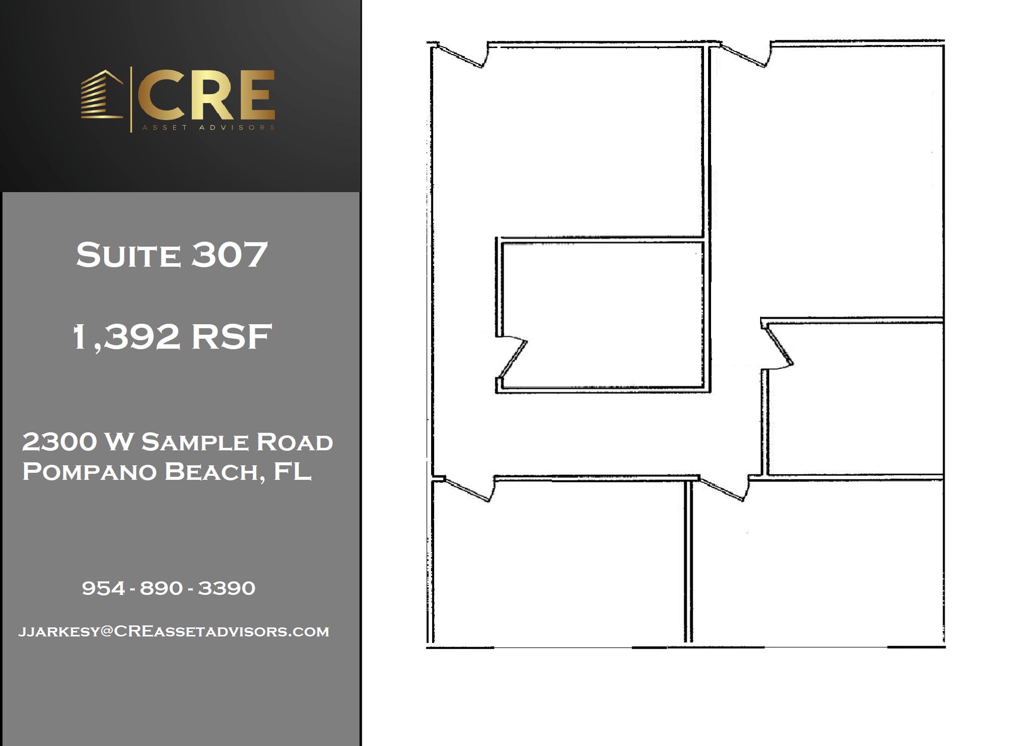 2300 W Sample Rd, Pompano Beach, FL à louer Plan d’étage– Image 1 sur 1