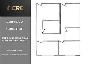 2300 W Sample Rd, Pompano Beach, FL à louer Plan d’étage– Image 1 sur 1