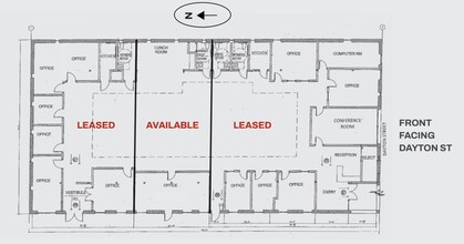 51 W Dayton St, Pasadena, CA à louer Plan d’étage– Image 1 sur 1