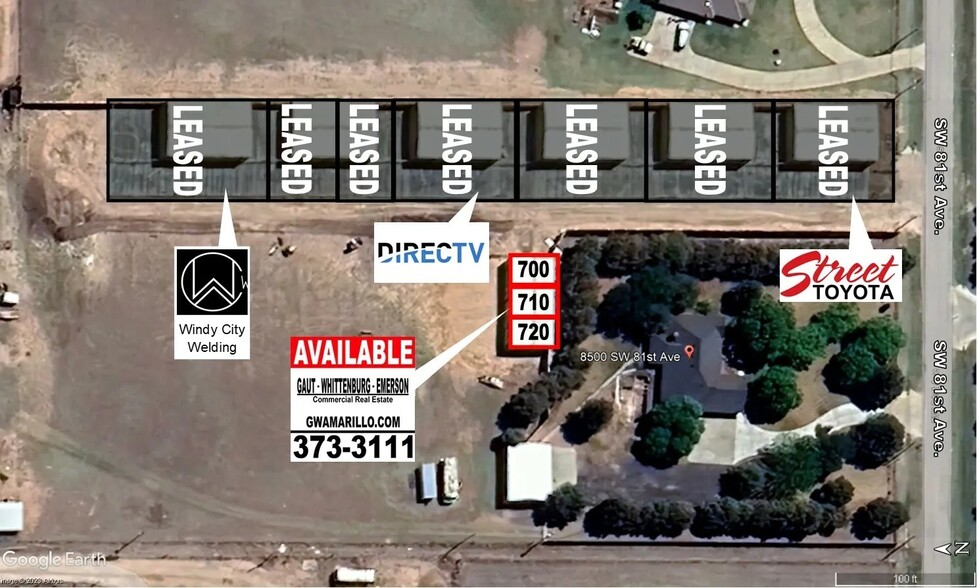 8480 SW 81st Ave, Amarillo, TX à louer - Aérien – Image 2 sur 4