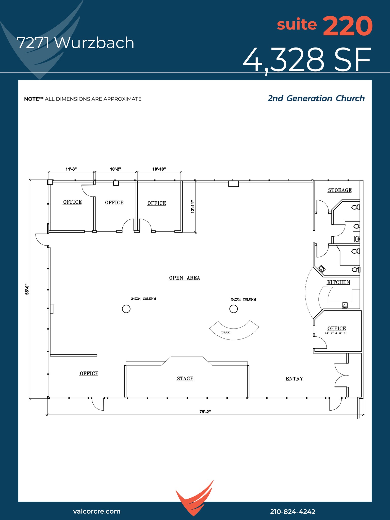 7271 Wurzbach Rd, San Antonio, TX à louer Plan de site– Image 1 sur 1