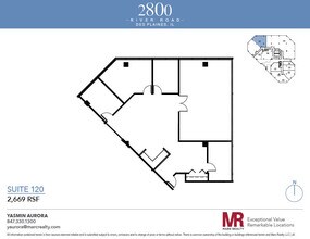 2800 S River Rd, Des Plaines, IL à louer Plan d’étage– Image 1 sur 1