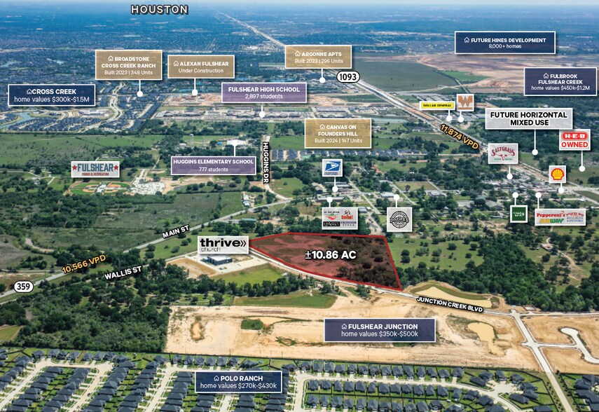 7510 Wallis Street 0, Fulshear, TX à vendre - Photo de l’immeuble – Image 3 sur 8