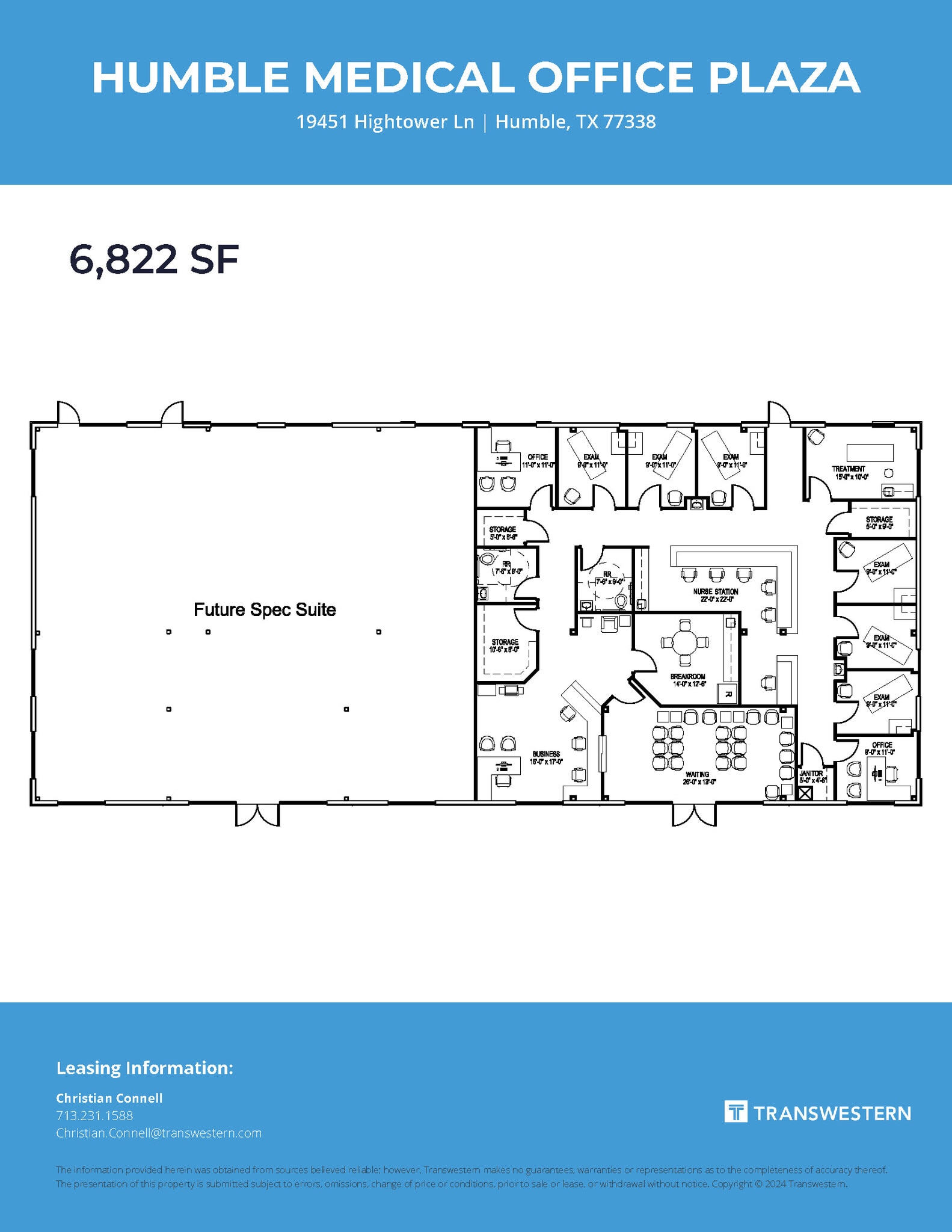 19451 Hightower Ln, Humble, TX à louer Plan d’étage– Image 1 sur 1