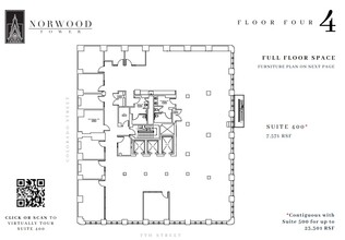 114 W 7th St, Austin, TX à louer Plan d’étage– Image 1 sur 2