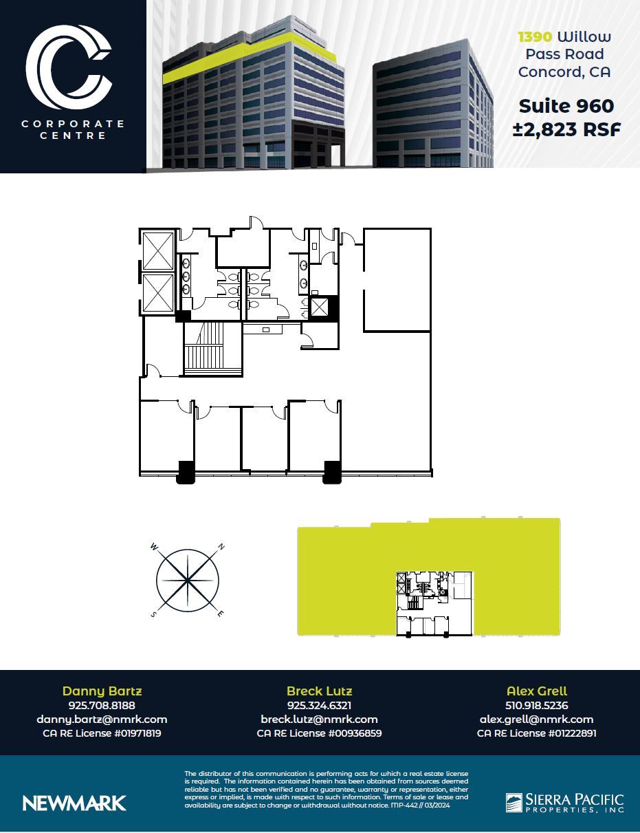 1390 Willow Pass Rd, Concord, CA à louer Plan d’étage– Image 1 sur 1