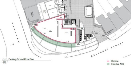 86-88 Delancey St, Londres à louer Plan d’étage– Image 1 sur 1