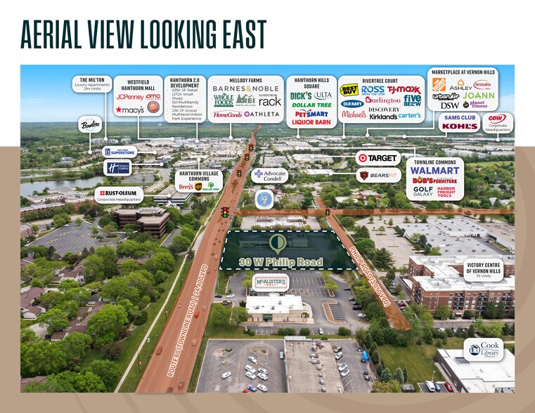 30 W Phillip Rd, Vernon Hills, IL à vendre - Photo de l’immeuble – Image 3 sur 9