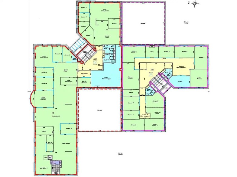 Local d’activités dans Nanterre à louer - Plan d’étage – Image 3 sur 5