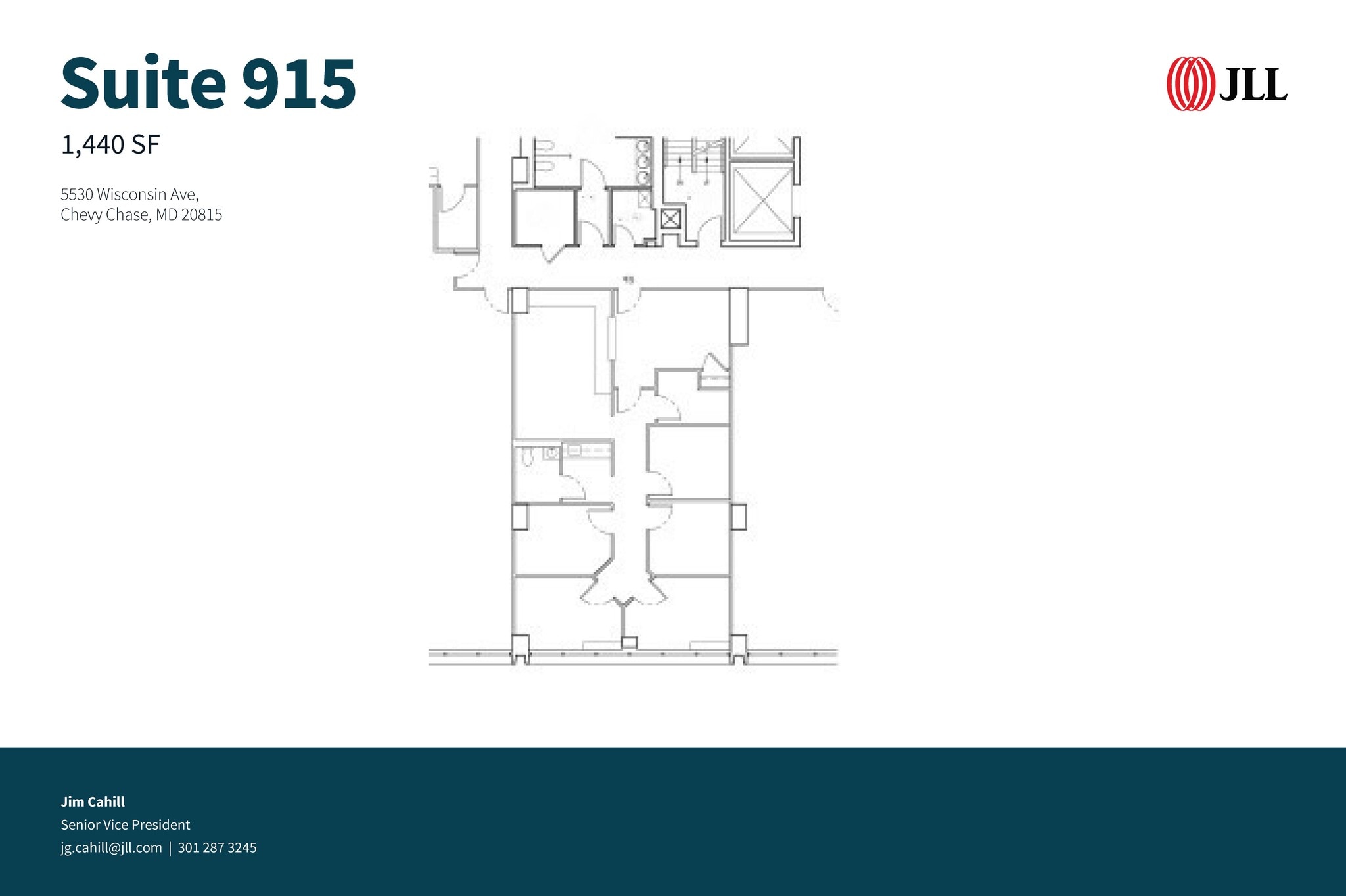 5530 Wisconsin Ave, Chevy Chase, MD à louer Plan d’étage– Image 1 sur 1