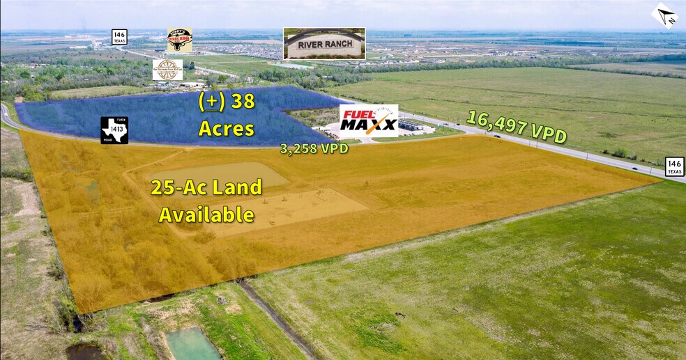 38.23-Ac 000 Hwy 146, Dayton, TX à vendre - Photo de l’immeuble – Image 3 sur 7