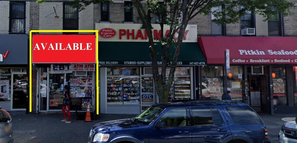 1672-1676 Pitkin Ave, Brooklyn, NY à louer - Photo de l’immeuble – Image 3 sur 6