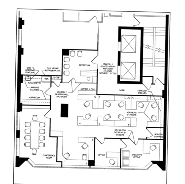 1023 15th St NW, Washington, DC à louer Plan d’étage– Image 1 sur 1