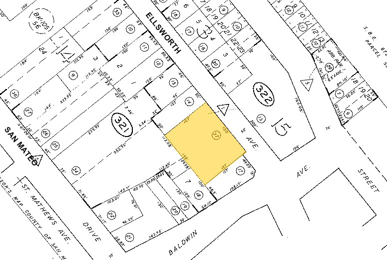 15 N Ellsworth Ave, San Mateo, CA à louer - Plan cadastral – Image 3 sur 10