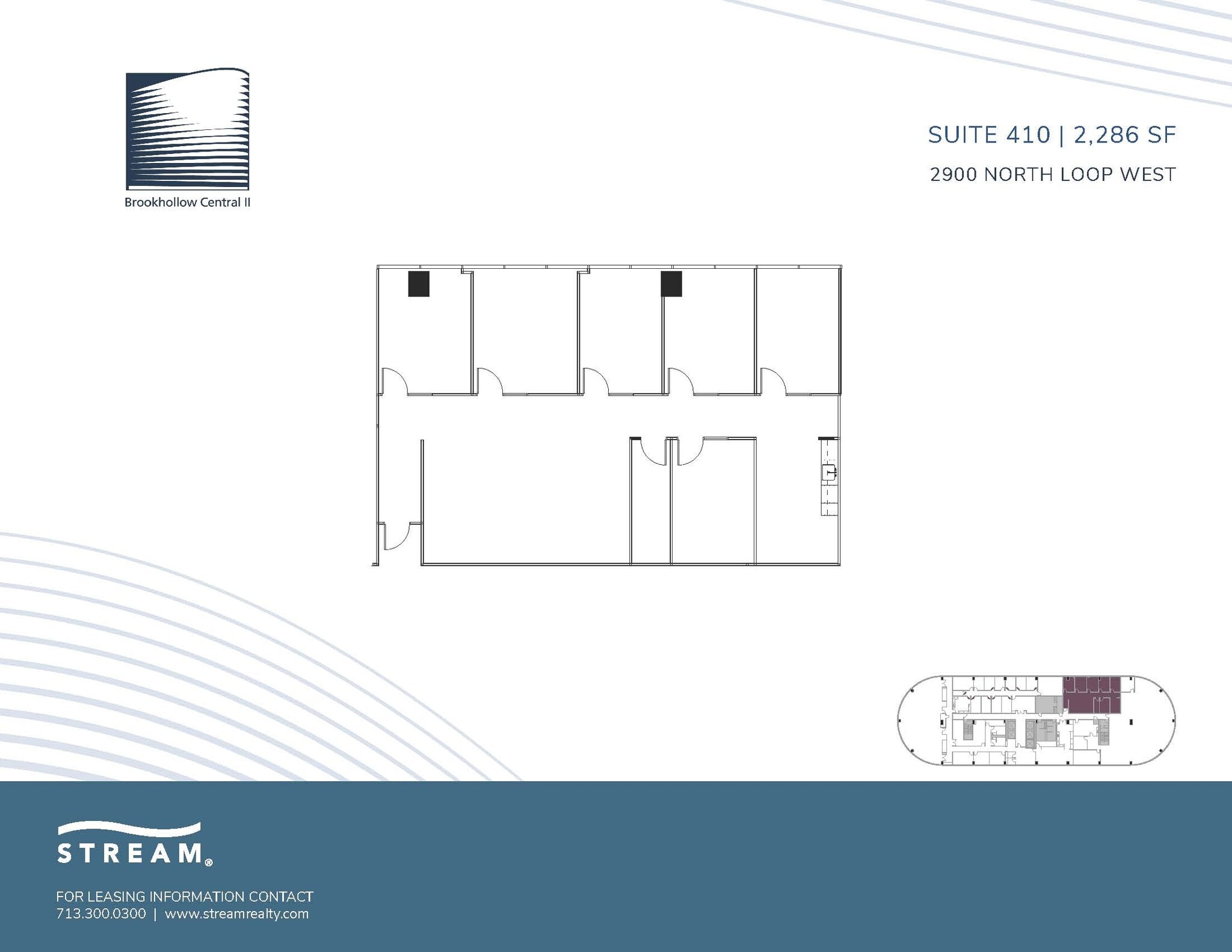 2900 N Loop Fwy W, Houston, TX à louer Plan d’étage– Image 1 sur 1