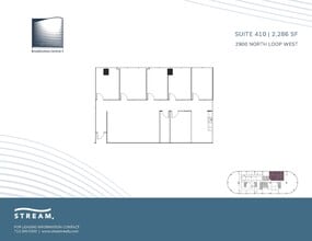 2900 N Loop Fwy W, Houston, TX à louer Plan d’étage– Image 1 sur 1