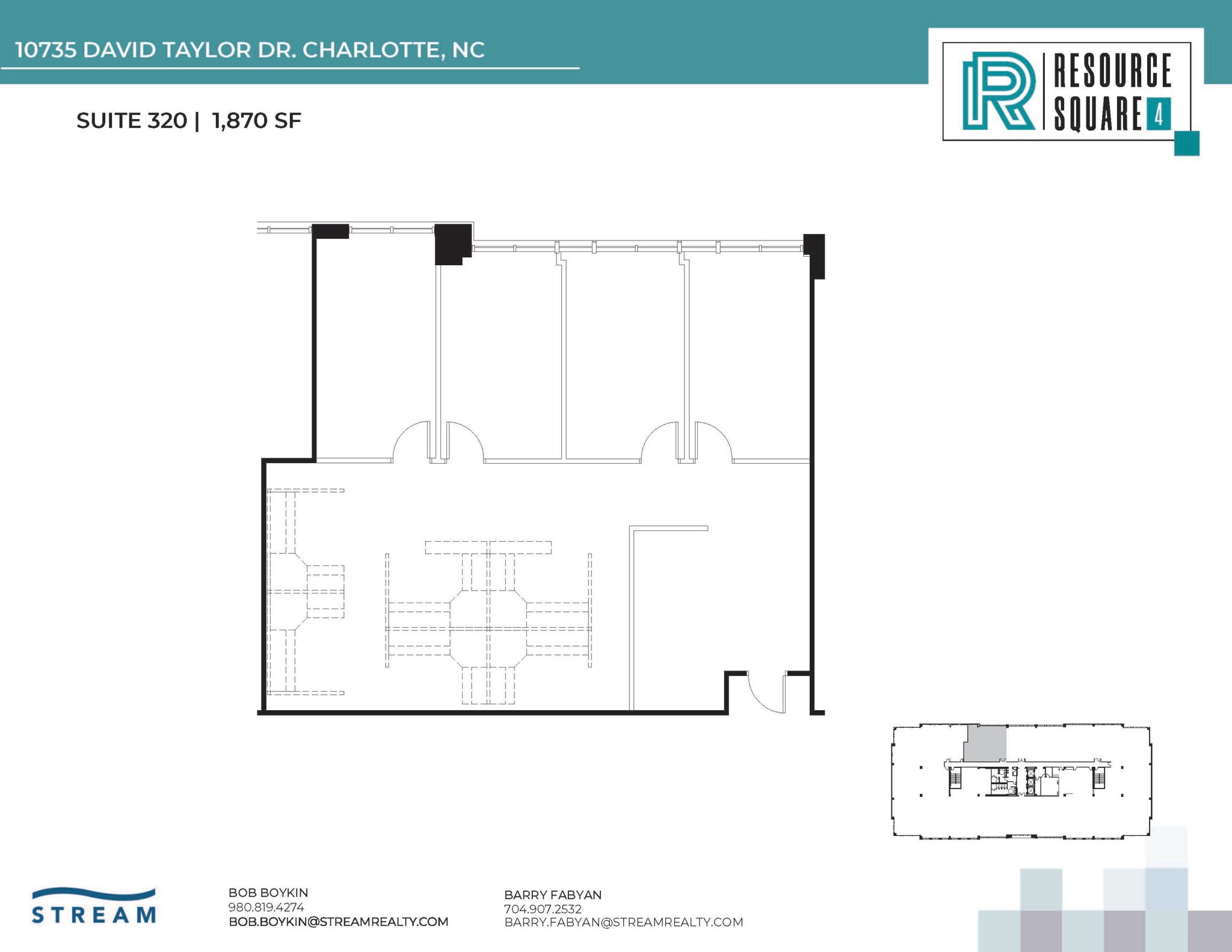 10735 David Taylor Dr, Charlotte, NC à louer Plan d’étage– Image 1 sur 1