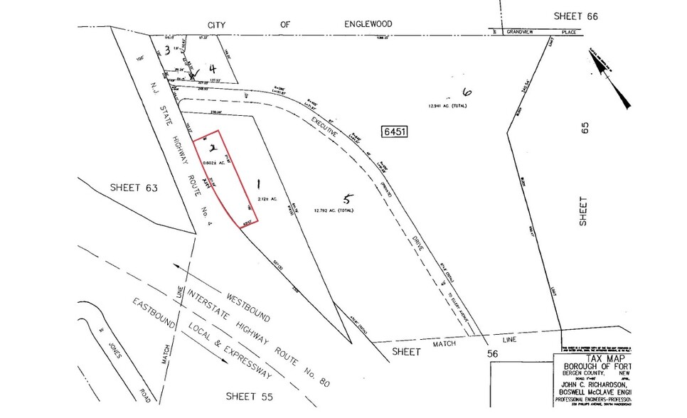 2284 Route 4, Fort Lee, NJ à louer - Plan cadastral – Image 2 sur 2