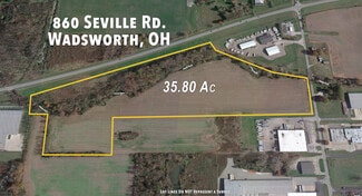 Plus de détails pour 860 Seville Rd, Wadsworth, OH - Terrain à vendre