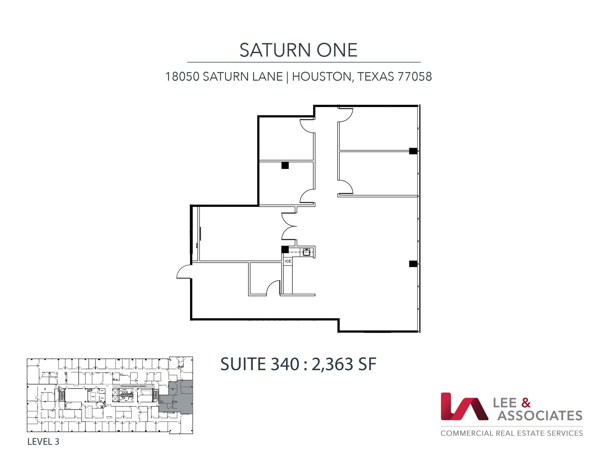 18050 Saturn Ln, Houston, TX à louer Plan d’étage– Image 1 sur 1