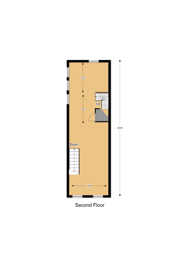 15 E Cross St, Baltimore, MD à louer Plan d’étage– Image 1 sur 1