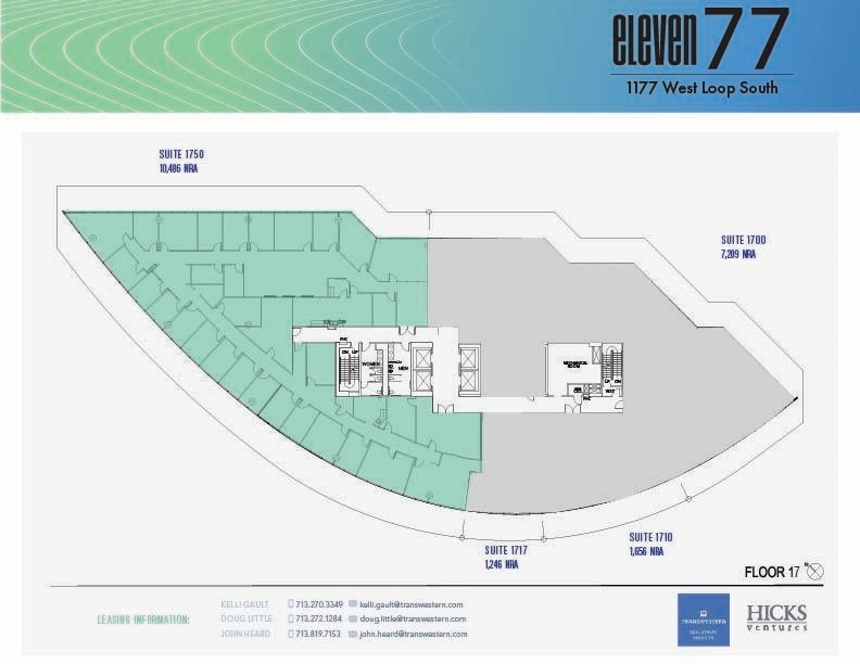 1177 West Loop S, Houston, TX à louer Plan d’étage– Image 1 sur 1