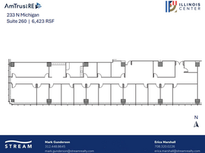 233 N Michigan Ave, Chicago, IL à louer Plan d’étage– Image 1 sur 1