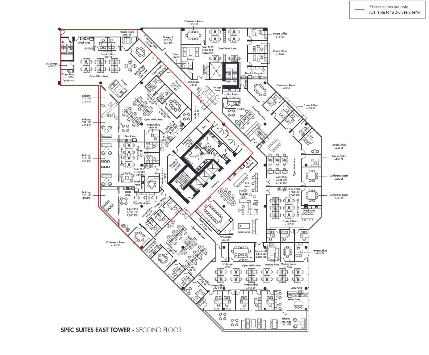 2101-2141 Rosecrans Ave, El Segundo, CA à louer Plan d’étage– Image 1 sur 1