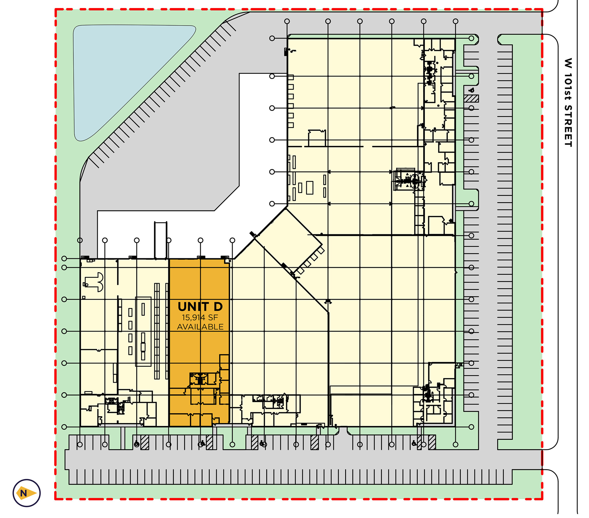 1385 W 101st St, Lemont, IL à louer Plan de site– Image 1 sur 2