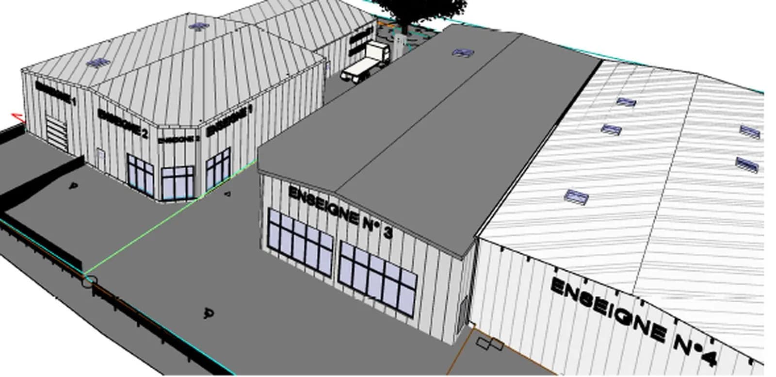 Local d’activités dans Saint-Herblain à louer Photo de l’immeuble– Image 1 sur 4