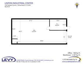 1220 Tangelo Ter, Delray Beach, FL à louer Plan d’étage– Image 2 sur 2