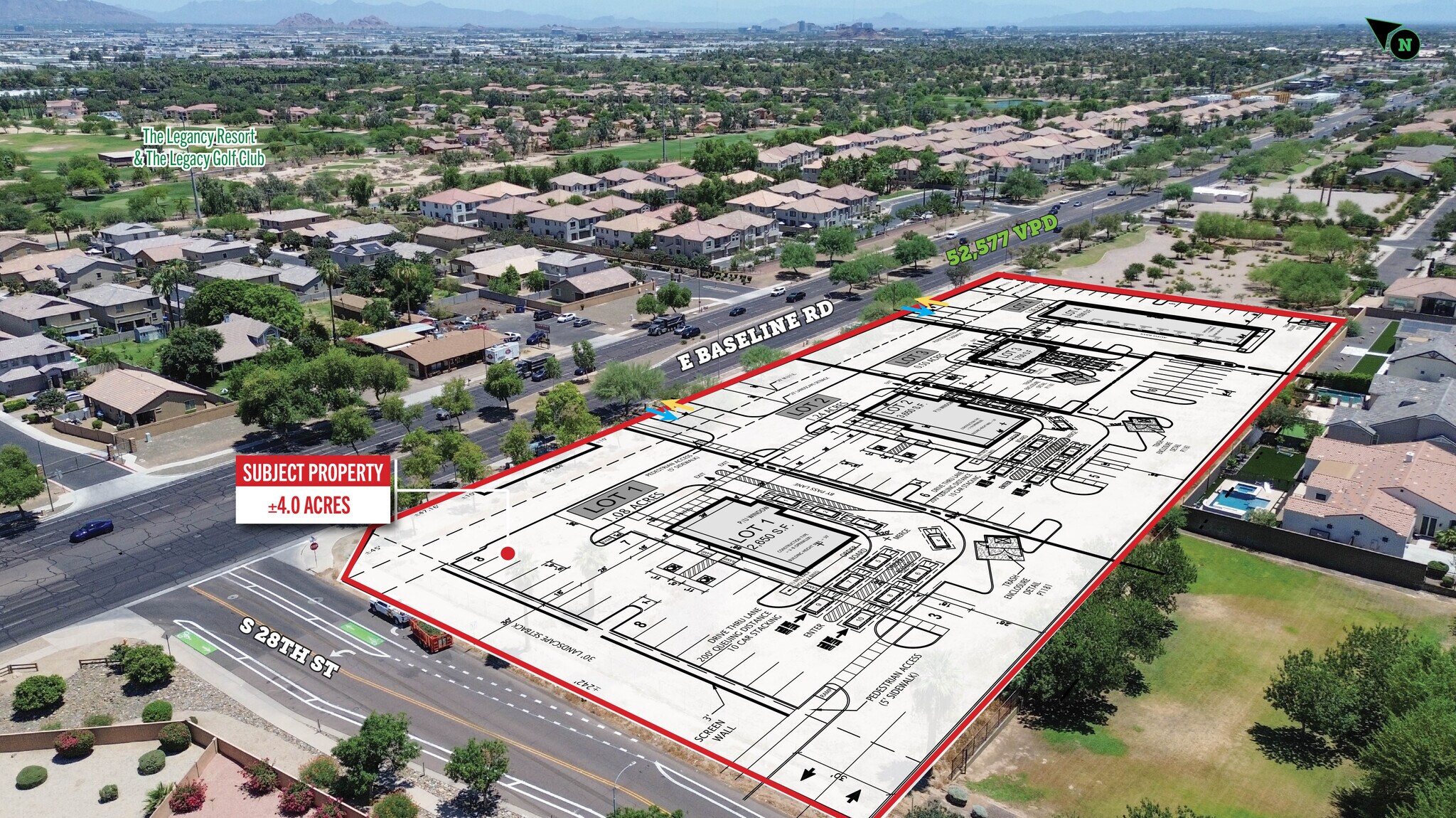 2803 E Baseline Rd, Phoenix, AZ à louer Photo de l’immeuble– Image 1 sur 8